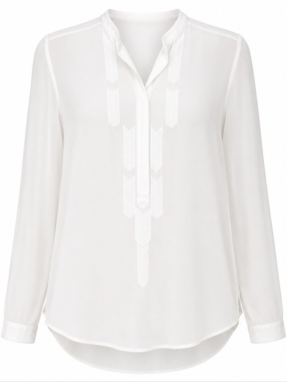 Sundance Women's Ivory Lined Silk Long Sleeves Size M